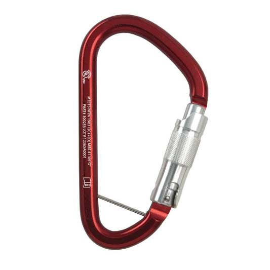 XL Pro-Series Alum AutoLock Carabiner, Red