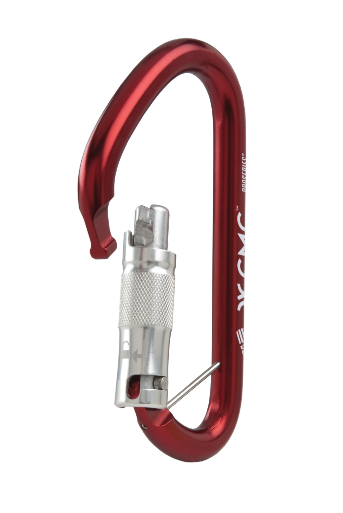 XL Pro-Series Alum AutoLock Carabiner, Red