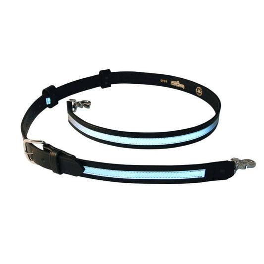 Black Reflective Radio Strap XL