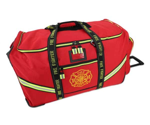 Premium Rolling Turnout Gear Bag; Luggage Style w/